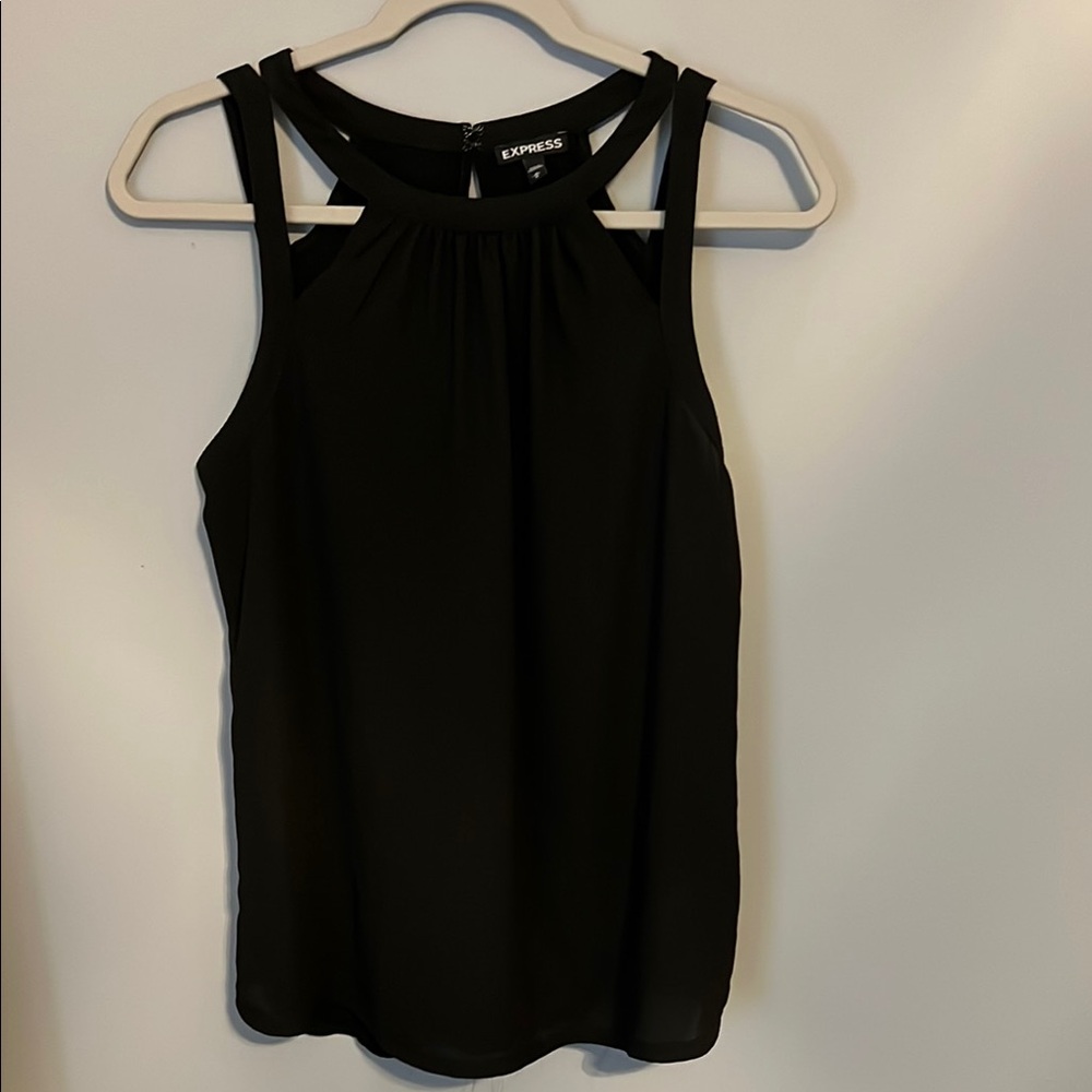 Express Black Sleeveless Tank Top